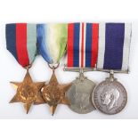 British Royal Naval Submariners Distinguished Service Medal Winners Long Service Medal Group of Four