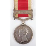 Victorian 2nd China War 1857-60 Medal Acting Lieutenant HM Steam Frigate Ferooz Indian Navy