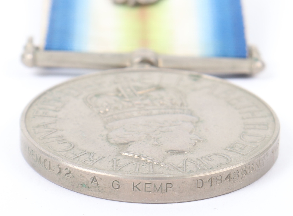 British EIIR Falklands War South Atlantic Campaign Medal HMS Hermes - Image 3 of 6