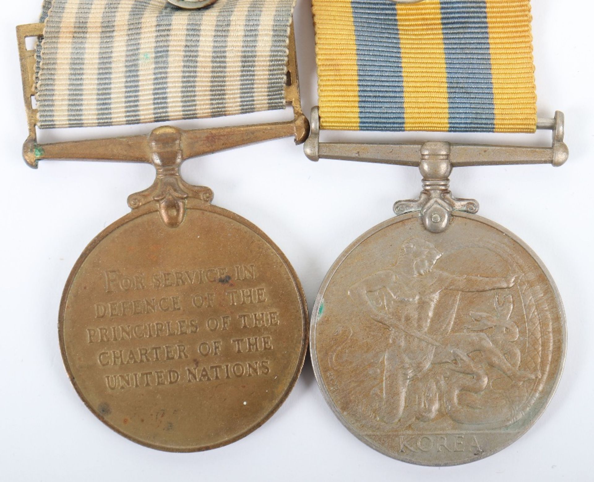 Royal Navy Korean War Medal Pair of Lieutenant Commander David Norman Dalton Royal Navy, Served on H - Image 6 of 6