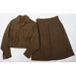 Scarce WW2 British Female Mechanised Transport Corps Battle Dress Uniform Set