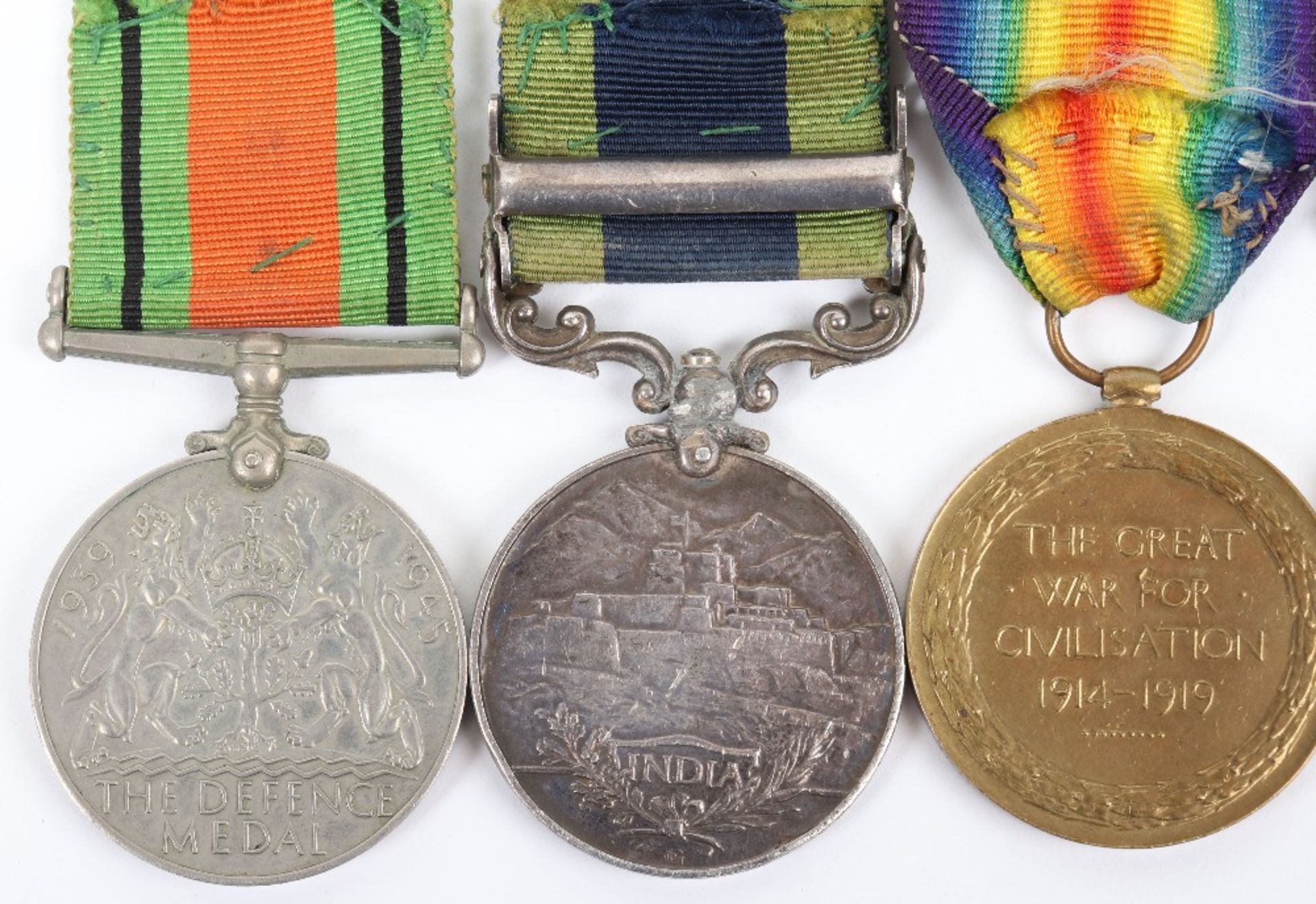 Great War and Waziristan Campaign Medal Group of Four Kings Liverpool Regiment and Cameron Highlande - Bild 7 aus 8