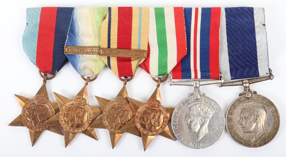 WW2 Royal Navy Long Service Medal Group of Six HMS Pembroke - Image 9 of 22