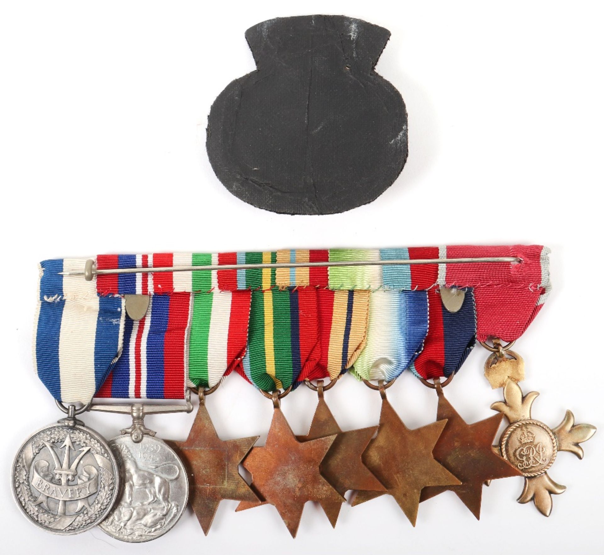 Rare WW2 Merchant Navy SS Dover Hill Arctic Convoys OBE and Lloyds War Medal for Bravery at Sea Meda - Image 2 of 5