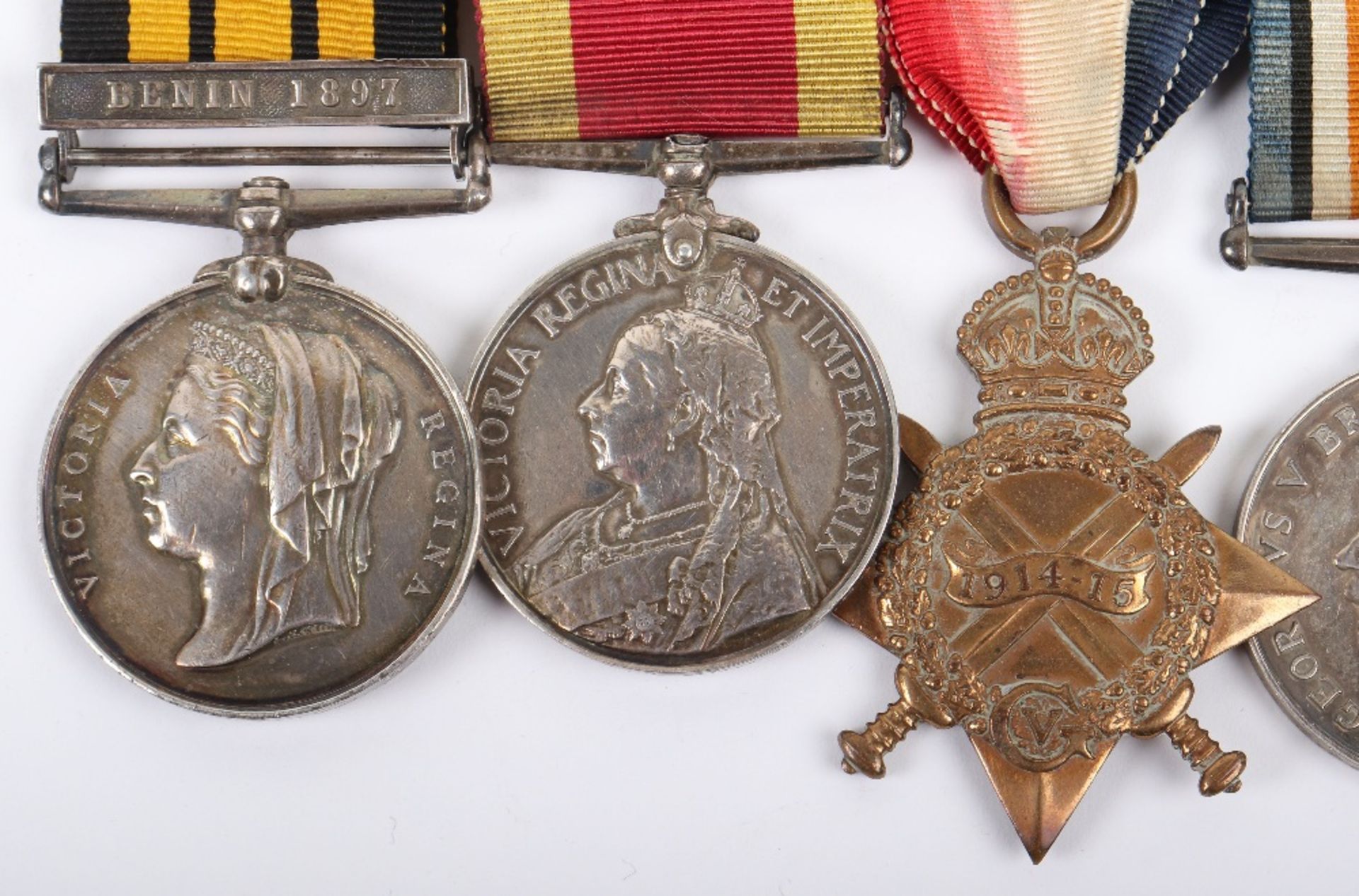 East West Africa, China 1900 and Great War Medal Group of Five Royal Navy - Image 3 of 12