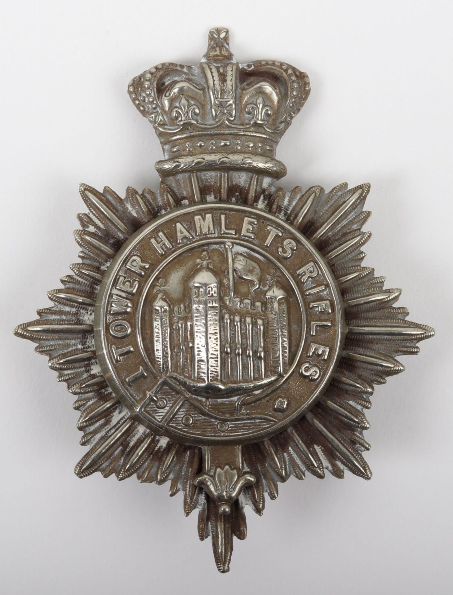 Victorian Tower Hamlets Rifles Other Ranks Shako Plate