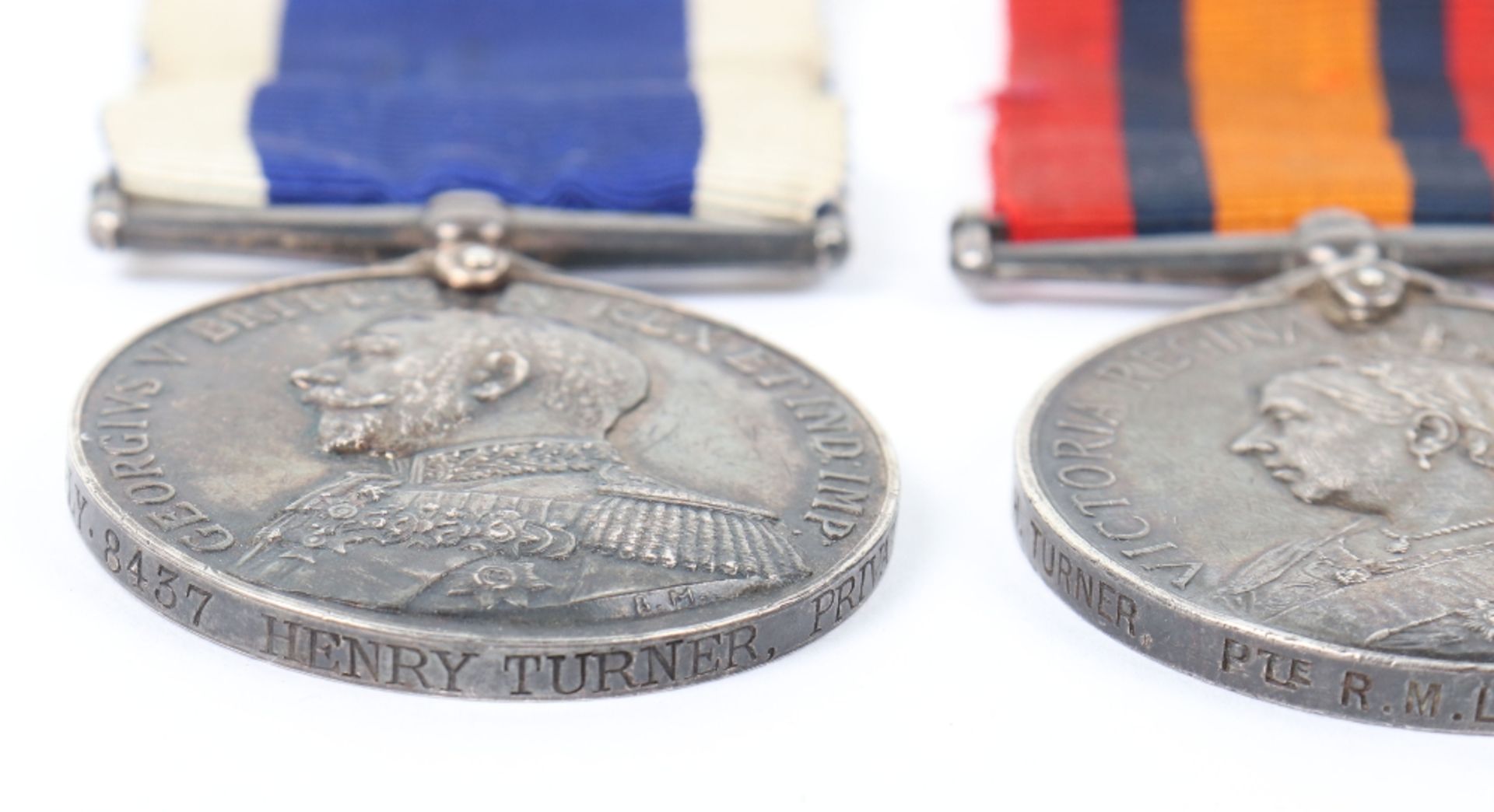 Royal Marines Light Infantry / Royal Marine Brigade Great War Casualty Medal Group of Three - Image 2 of 5