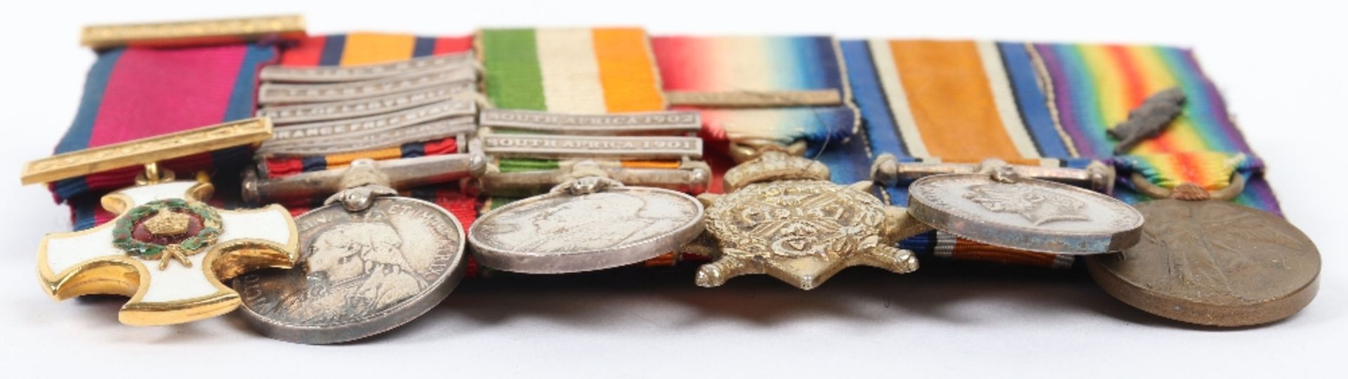 Great War & Boer War Distinguished Service Order (D.S.O) Medal Group of Six Royal Army Medical Corps - Image 9 of 17