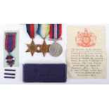 British Royal Navy HMS Royal Oak 14th October 1939 Killed in Action Medal Group