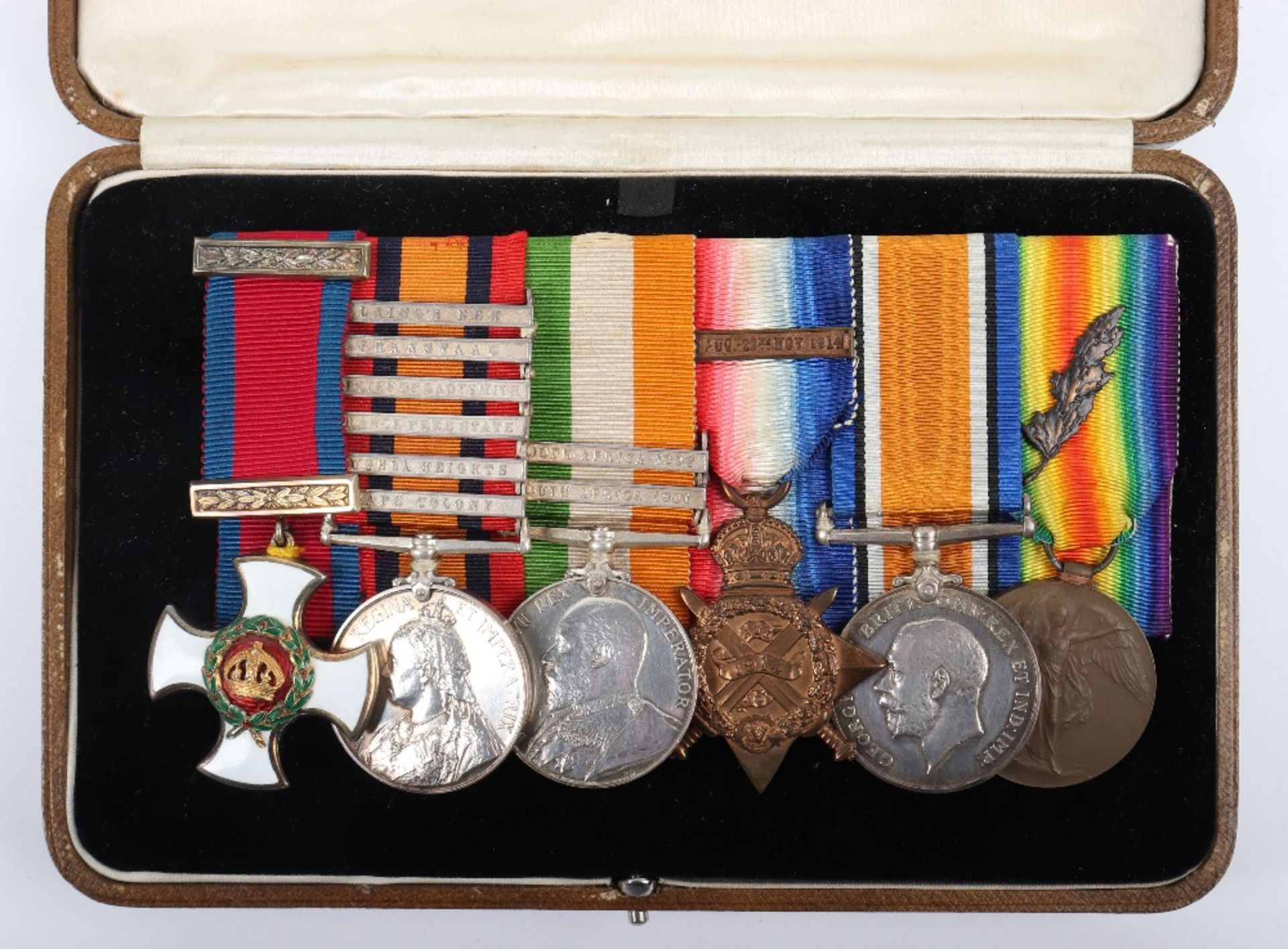 Great War & Boer War Distinguished Service Order (D.S.O) Medal Group of Six Royal Army Medical Corps - Image 14 of 17