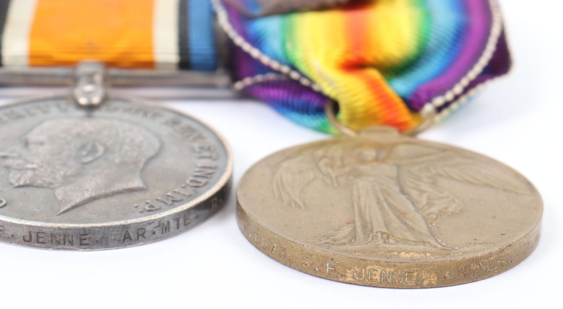 WW1 Royal Navy Mentioned in Despatches Medal Group of Three - Image 3 of 5
