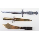 3x Great War Trench Art Letter Openers