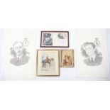 Framed Photograph Display of Battle of Britain Pilot Jocelyn George Power Millard No1 & 242 Squadron