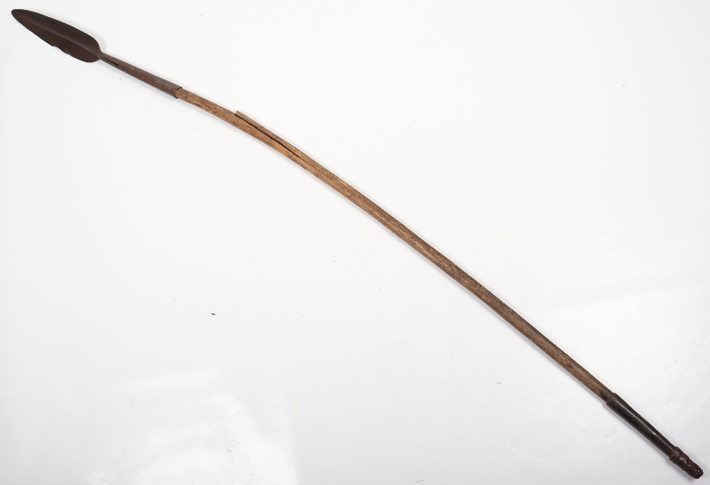 Almost Matched Pair of Sudanese Spears c.1880 - Image 7 of 18