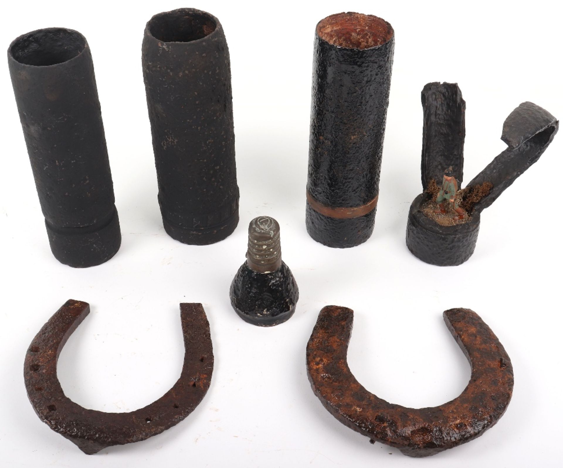 WW1 Relic Shell Heads and Horseshoes