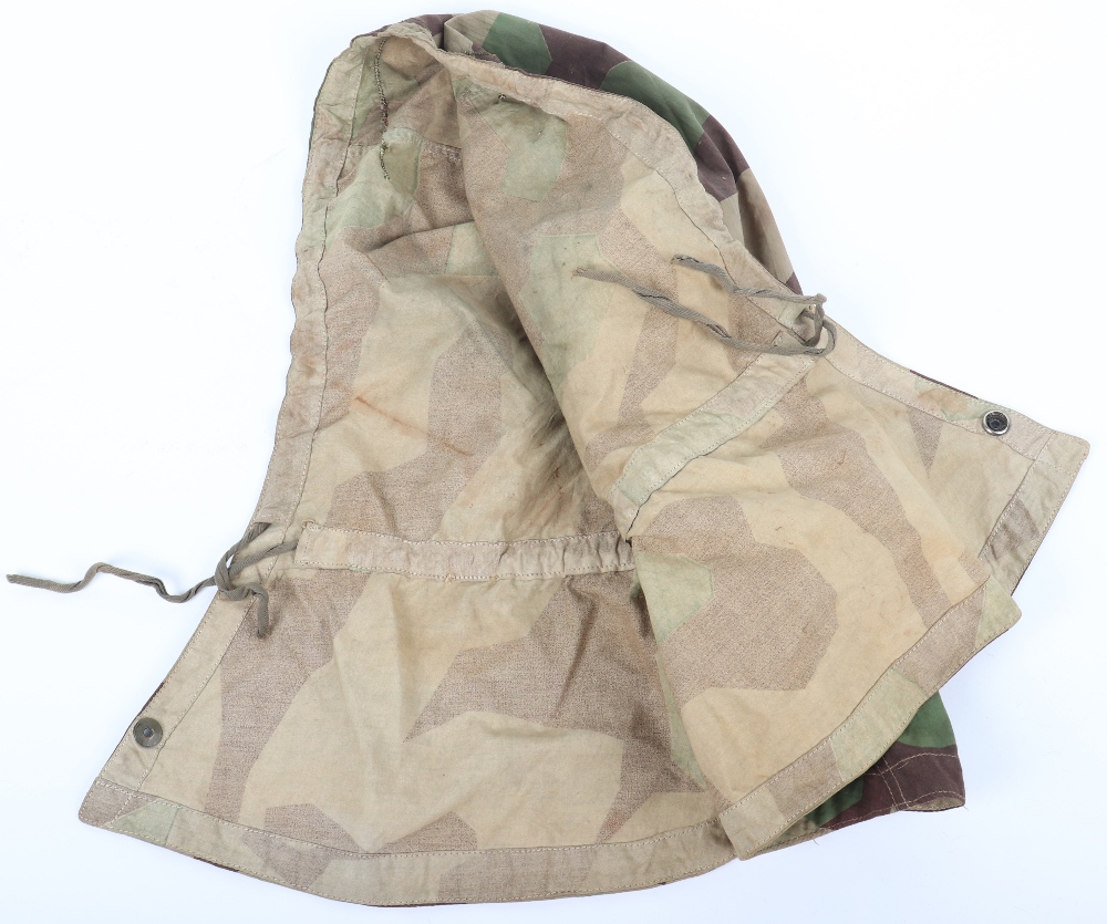 German Army Splinter Pattern Camouflaged Hood - Image 2 of 7