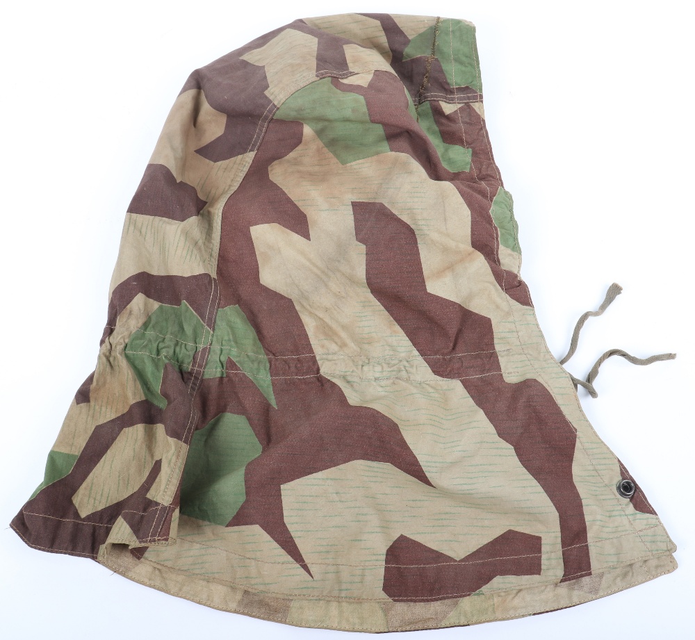 German Army Splinter Pattern Camouflaged Hood - Image 6 of 7