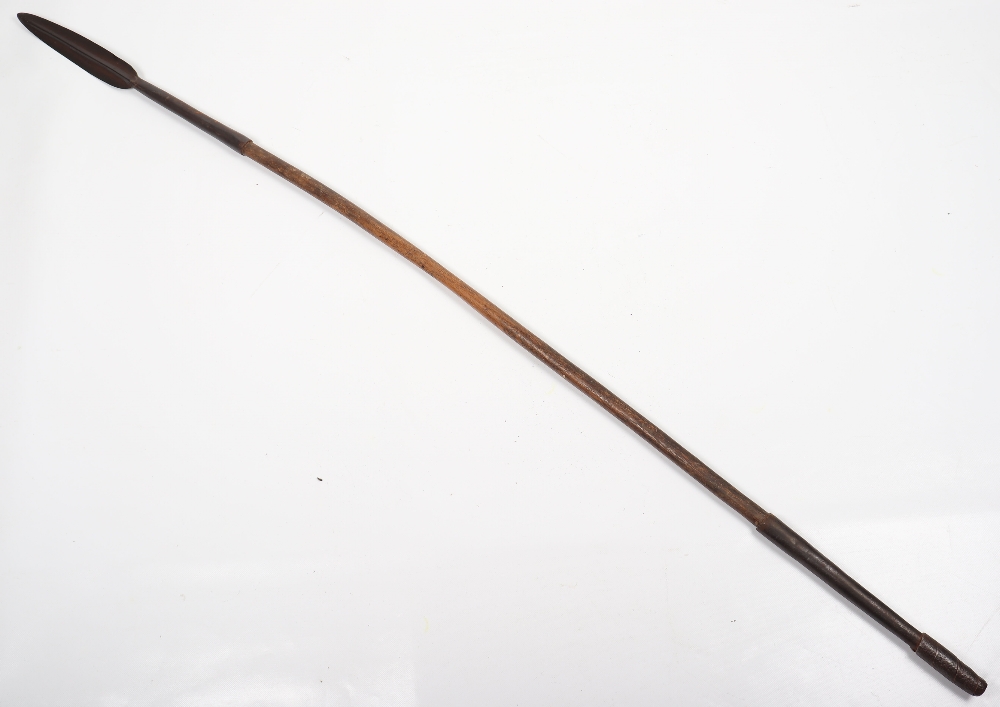 Almost Matched Pair of Sudanese Spears c.1880 - Image 12 of 18