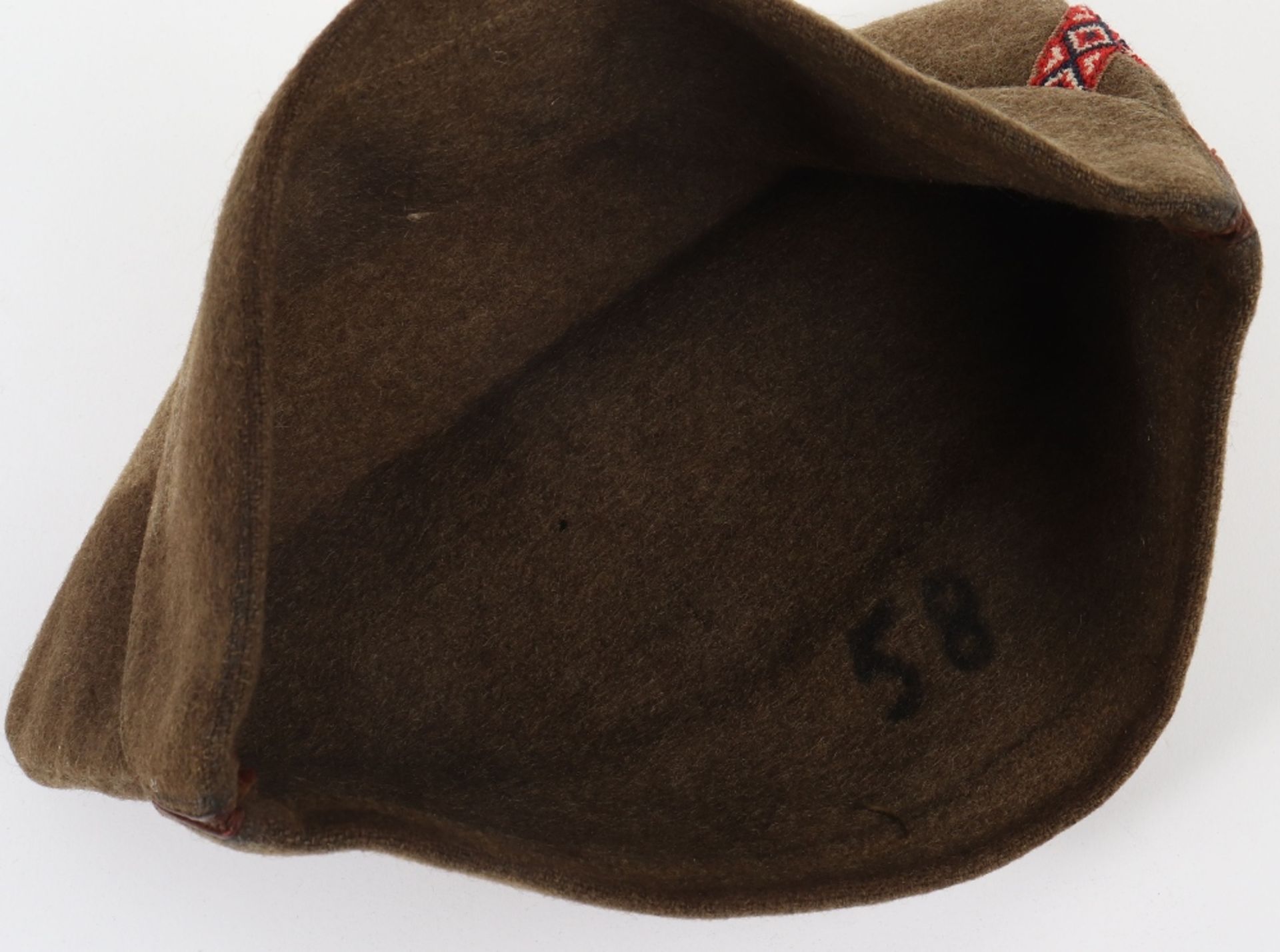 Scarce WW1 French Colonial Bandsmen “Spotter’s” Forage Cap - Image 4 of 4