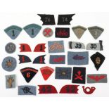 Collection of WW1 French Cloth Insignia