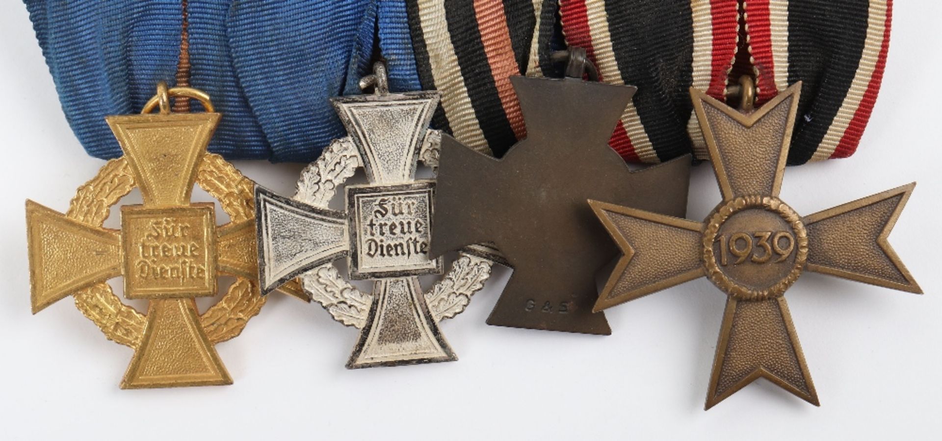 German Non-Combatants Court Mounted Medal Group of Four - Image 5 of 5