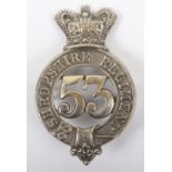 Victorian 53rd (Shropshire) Regiment of Foot Pre-Territorial Glengarry Badge