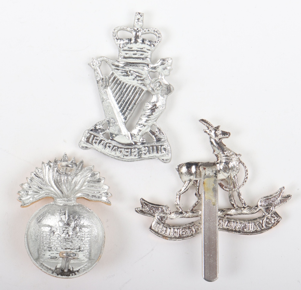 3x Anodised Aluminium British Infantry Regiments Cap Badges - Image 2 of 2