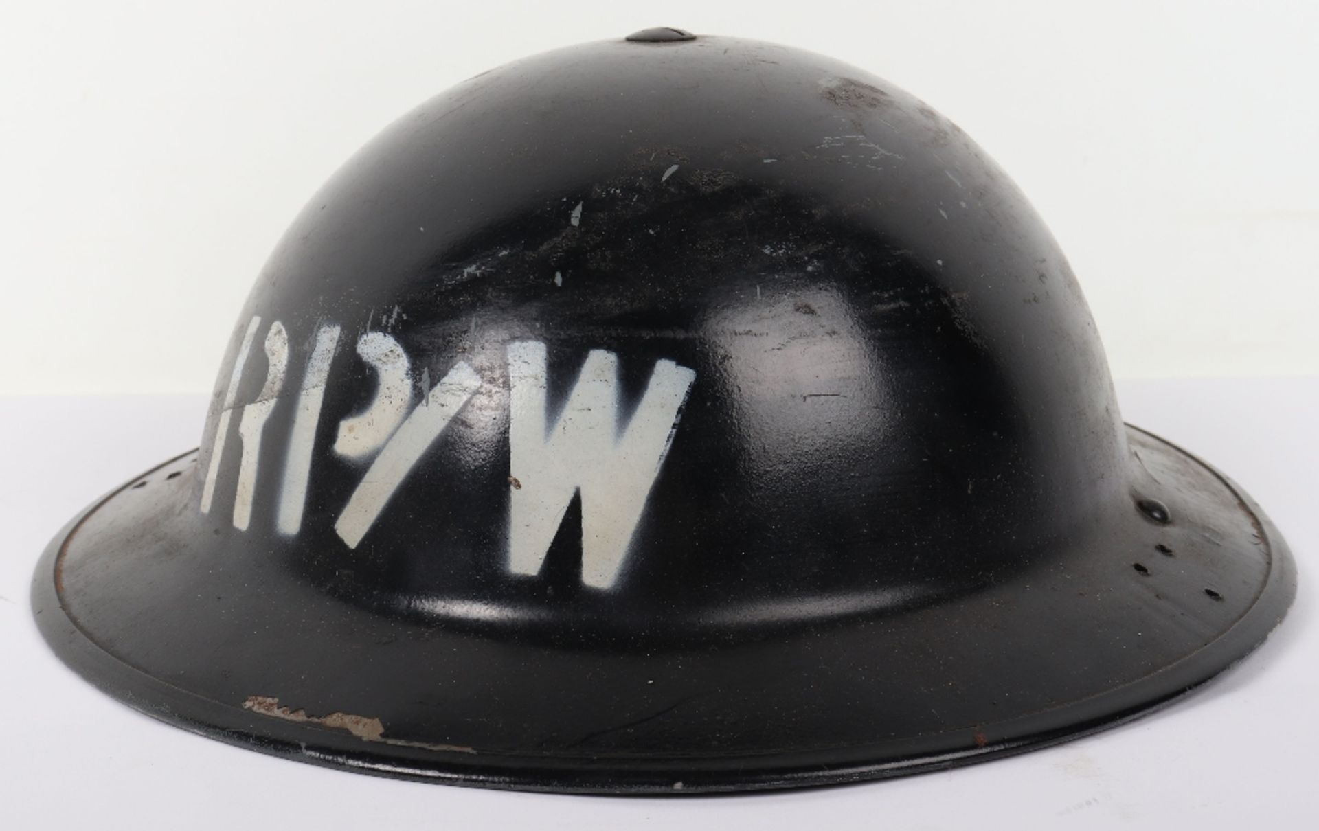 WW2 British Home Front Repair Party Water Steel Helmet - Image 5 of 9