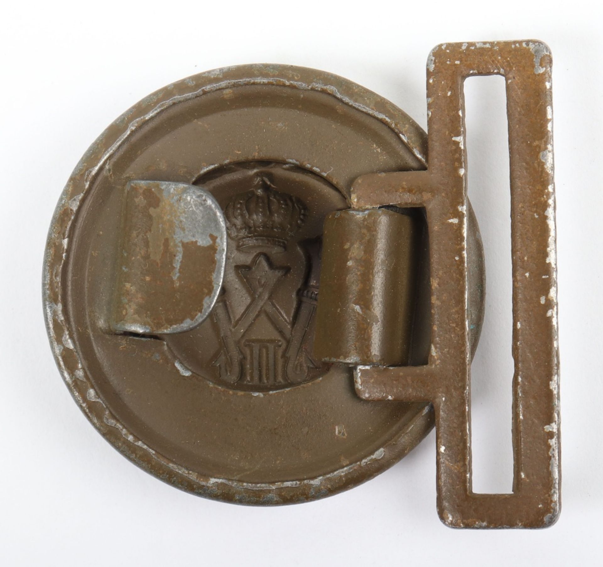 WW1 Prussian Officers Field Service Belt Buckle - Image 2 of 2