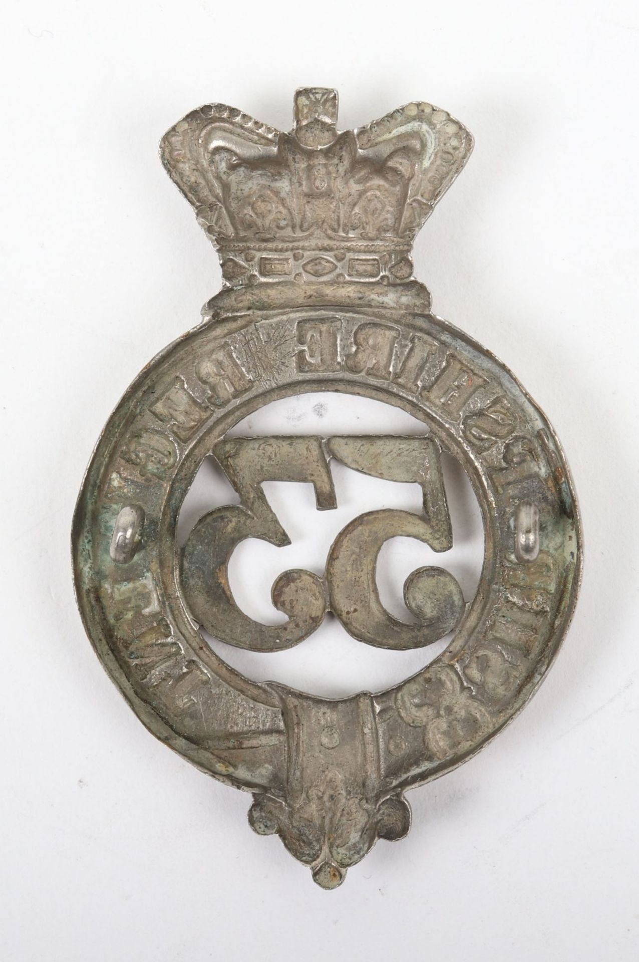 Victorian 53rd (Shropshire) Regiment of Foot Pre-Territorial Glengarry Badge - Image 2 of 2