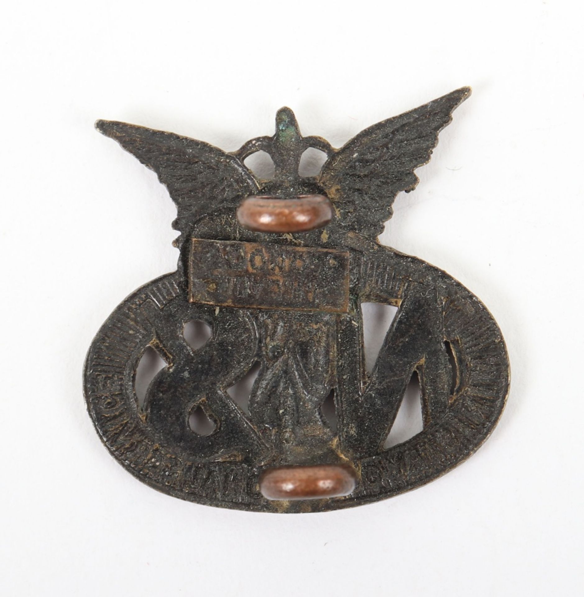 Unusual Ministry of National Service Collar Badge - Image 2 of 2