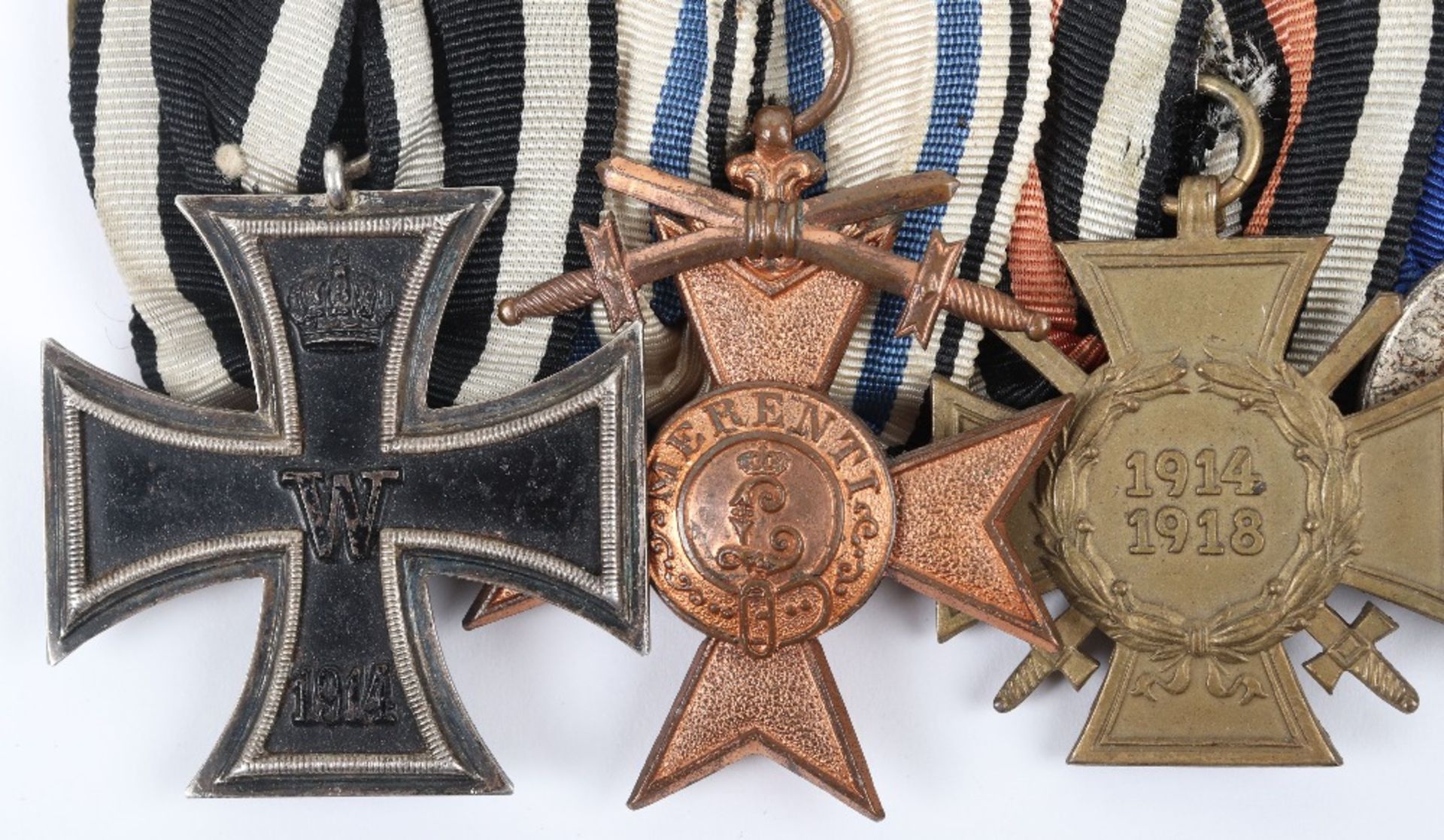 Imperial German and Third Reich Bavarian Court Mounted Medal Group of Five - Image 2 of 7