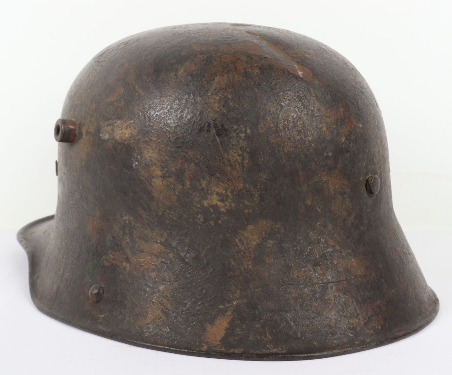 Imperial German Camouflaged M-17 Steel Combat Helmet - Image 4 of 8