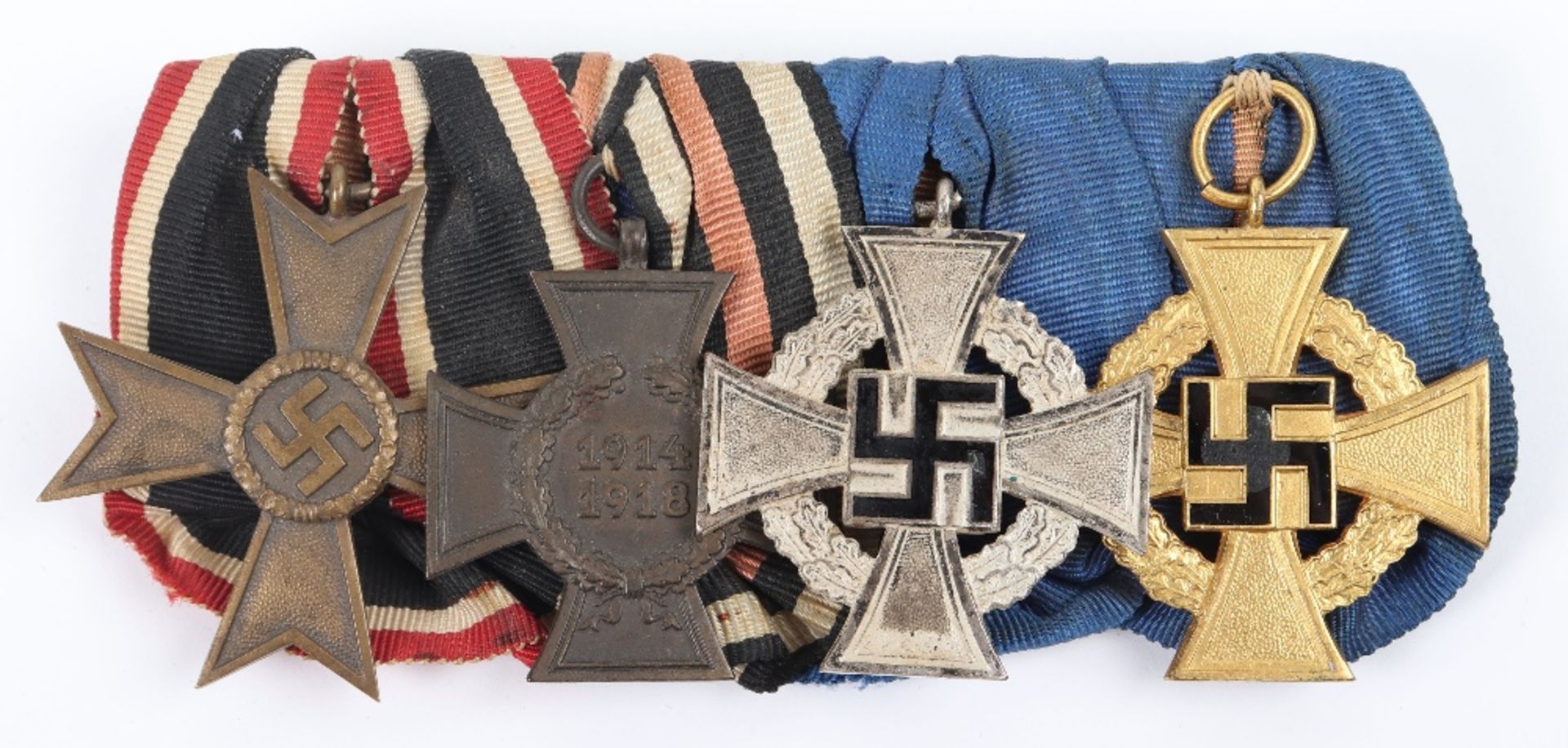 German Non-Combatants Court Mounted Medal Group of Four