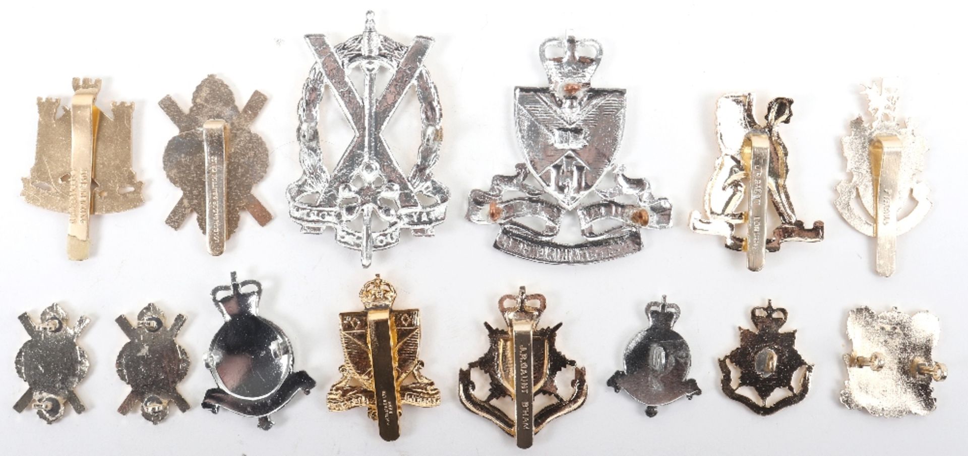 10x Anodised Aluminium OTC Schools Cap Badges - Image 2 of 2