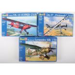 Six Revell 1:32 scale Aircraft model kits