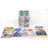 Five Hasegawa Hobby Kits 1:32 scale Focke-Wulf Fighter model kits