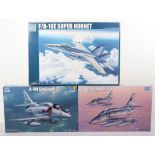Three Trumpeter 1:32 scale Fighter Jets model kits
