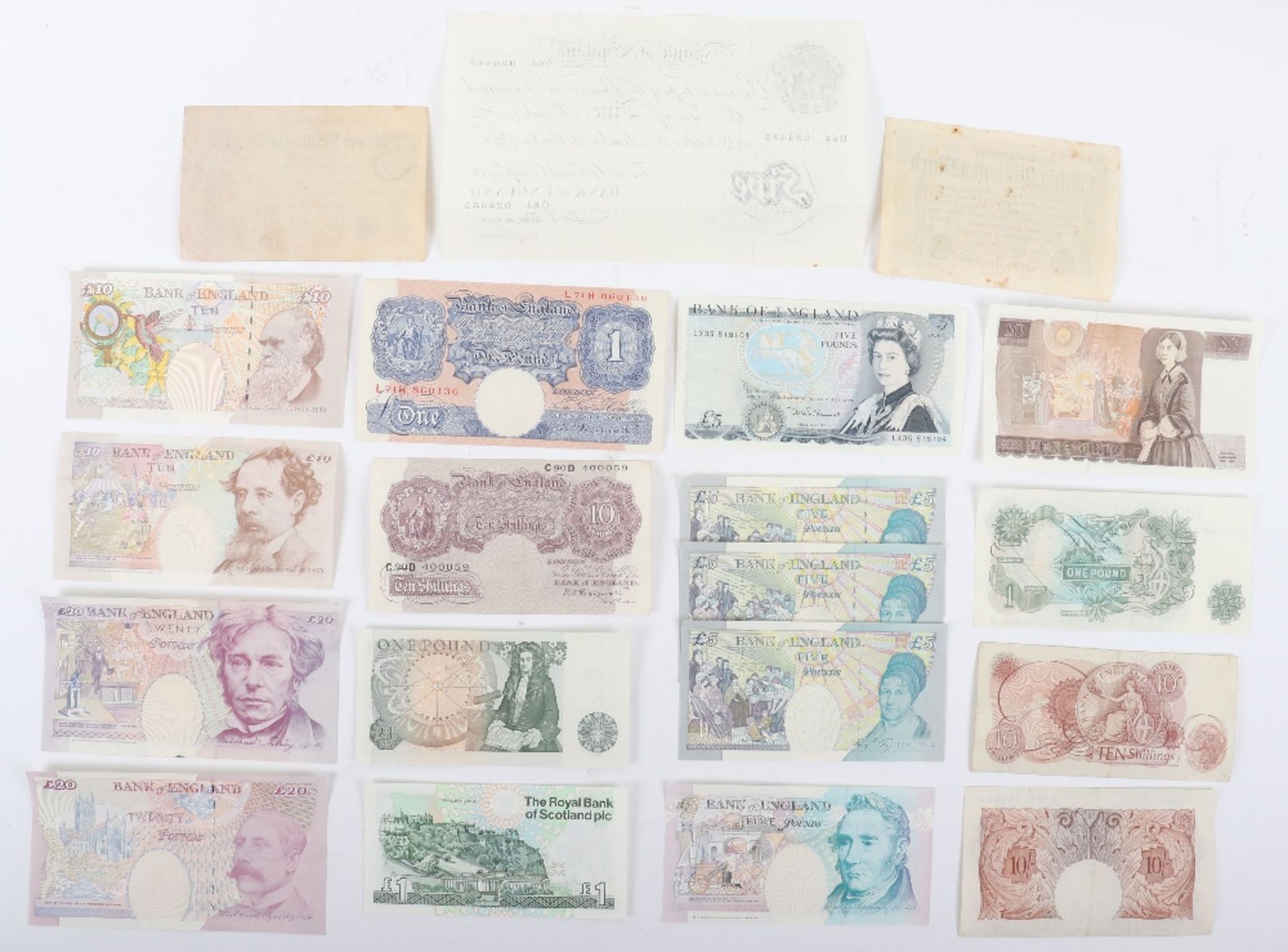 A good selection of GB banknotes - Image 2 of 2
