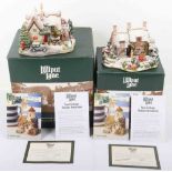 Two Lilliput Lane cottages of Christmas Specials