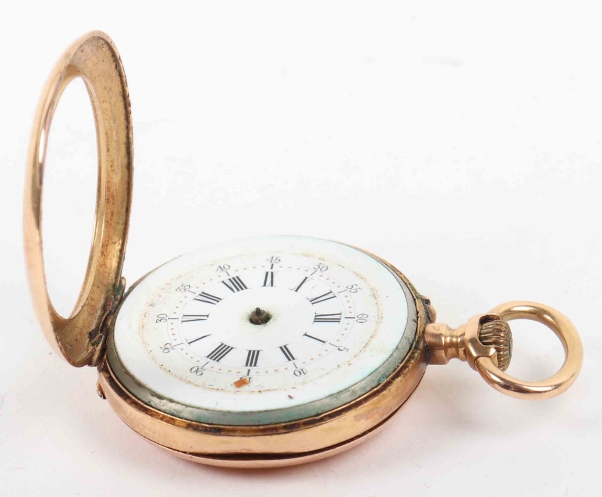 A 19th century gold ladies pocket watch (AF) - Bild 2 aus 4