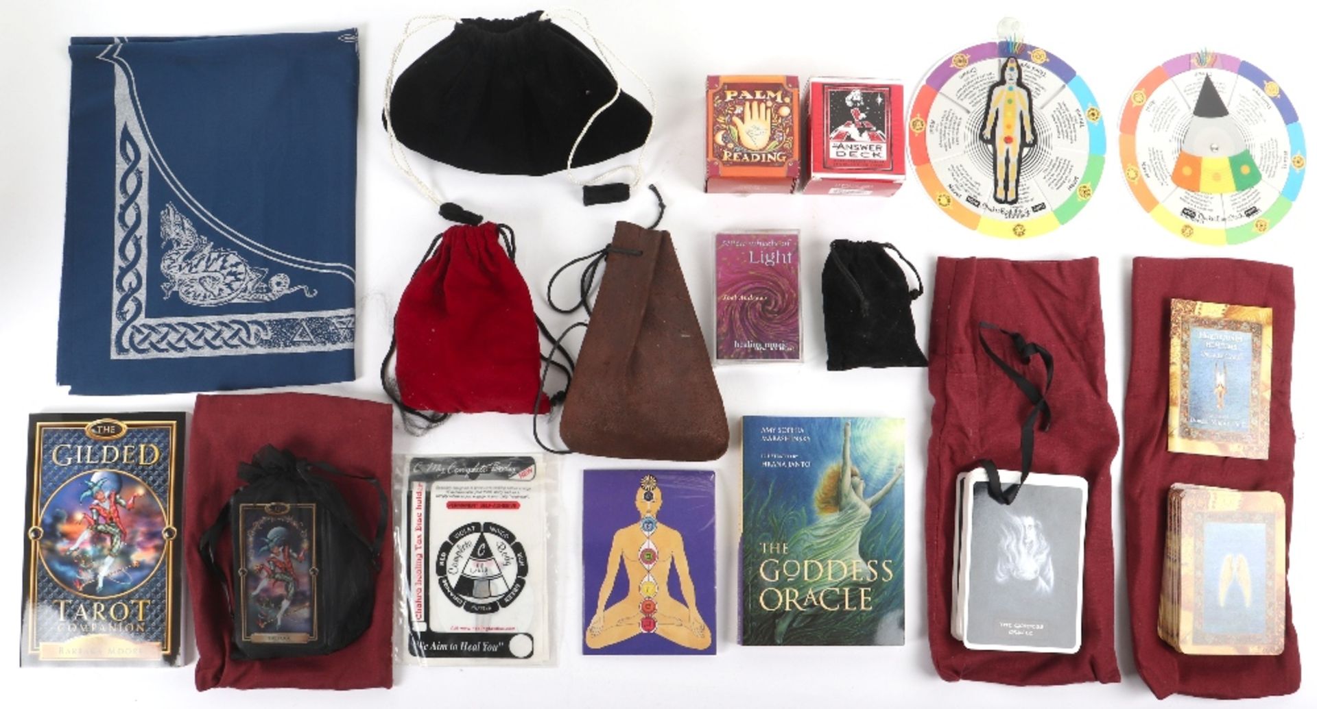 A selection of tarot cards and spiritual readings paraphernalia - Image 5 of 9