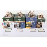 Four Lilliput Lane cottages of Christmas Specials