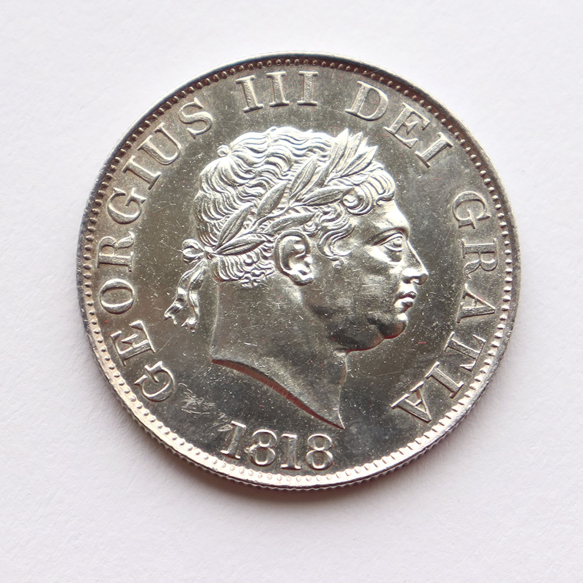 Two George III, Halfcrowns 1818 - Image 5 of 6