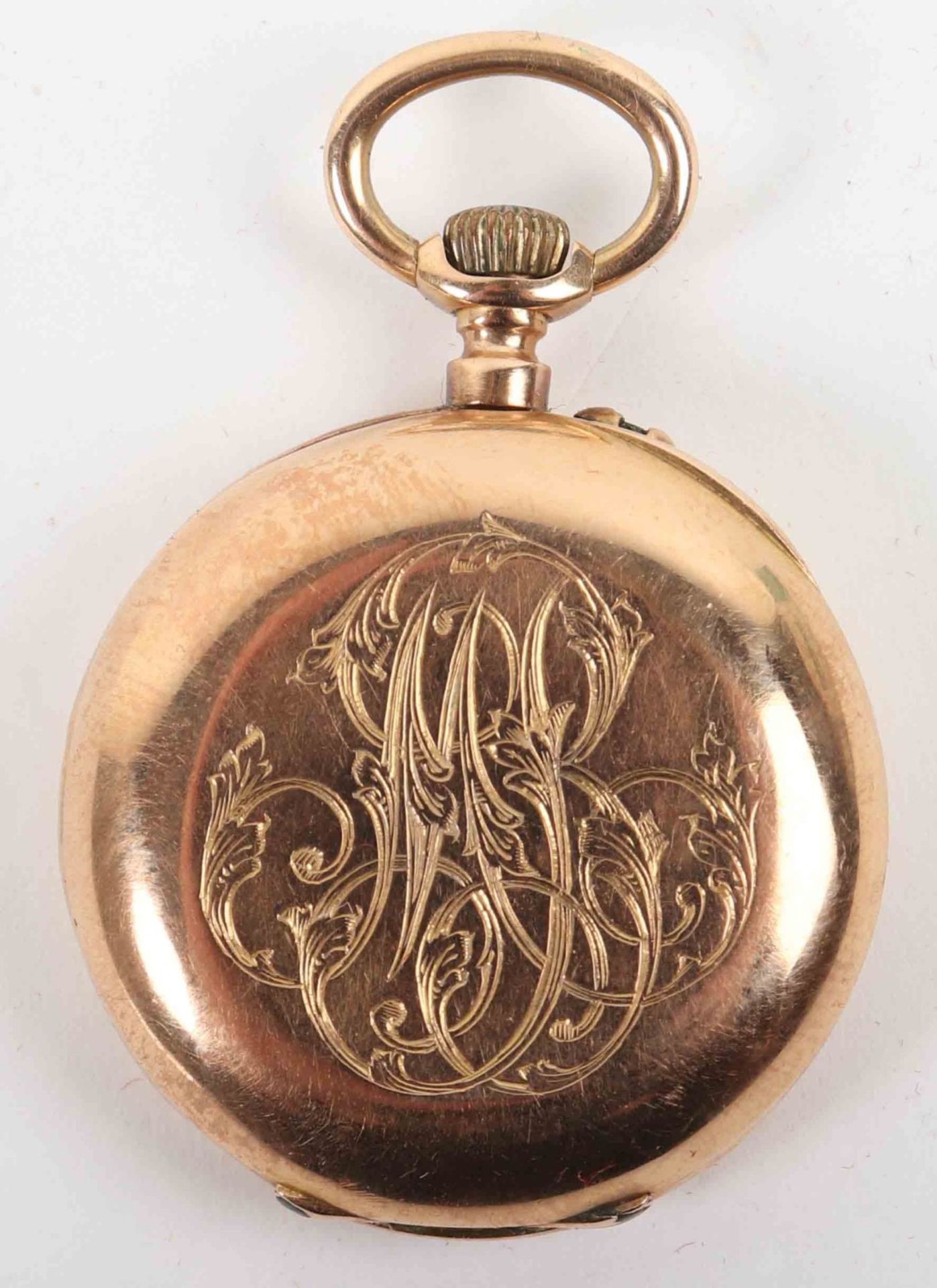 A 19th century gold ladies pocket watch (AF) - Bild 3 aus 4