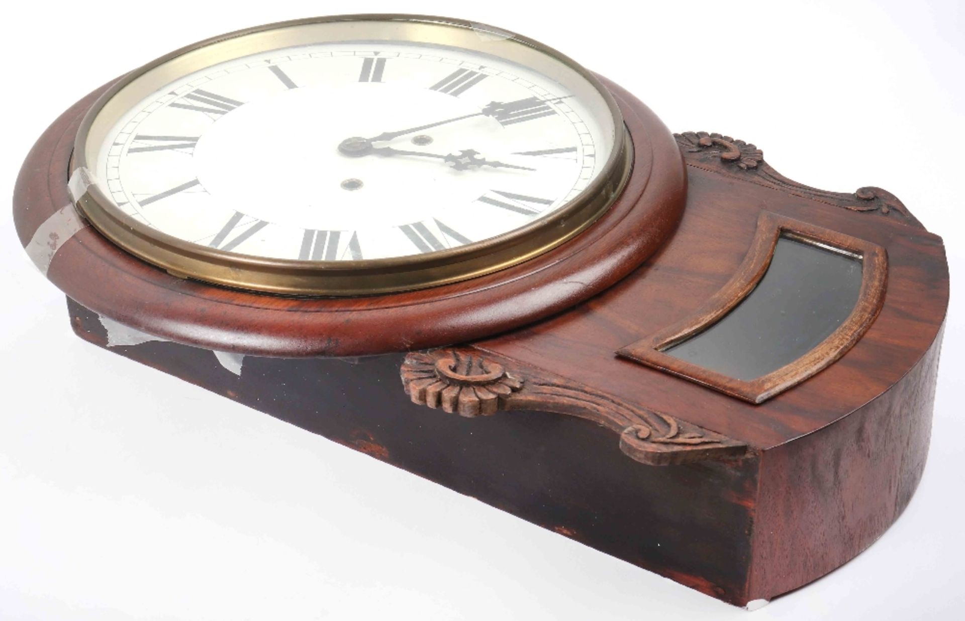An American drop dial clock - Image 6 of 9