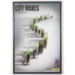 The City Wakes Pink Floyd poster,