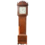 A 19th century oak longcase clock