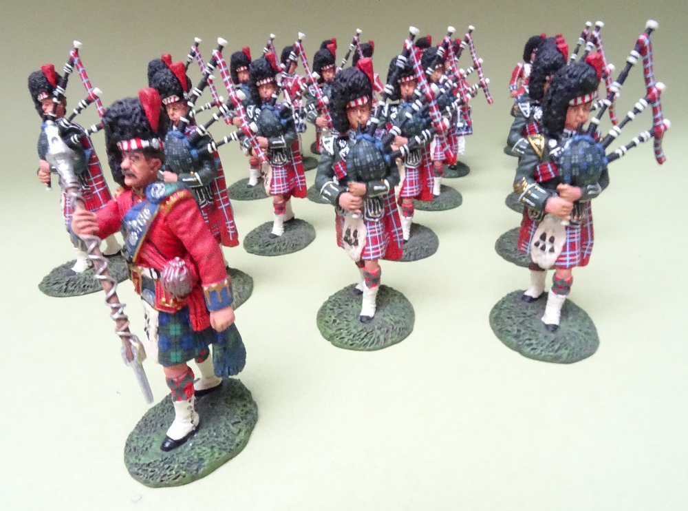 Britains Museum Collection Pipes and Drums of the Black Watch - Image 4 of 7