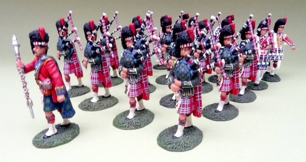 Britains Museum Collection Pipes and Drums of the Black Watch - Image 2 of 7
